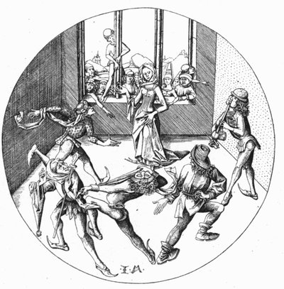 El baile alrededor del anillo de Israhel van Meckenem
